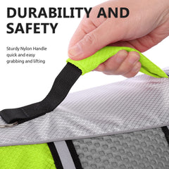 Queenmore Dog Life Jacket with reflective straps at the neck and body.