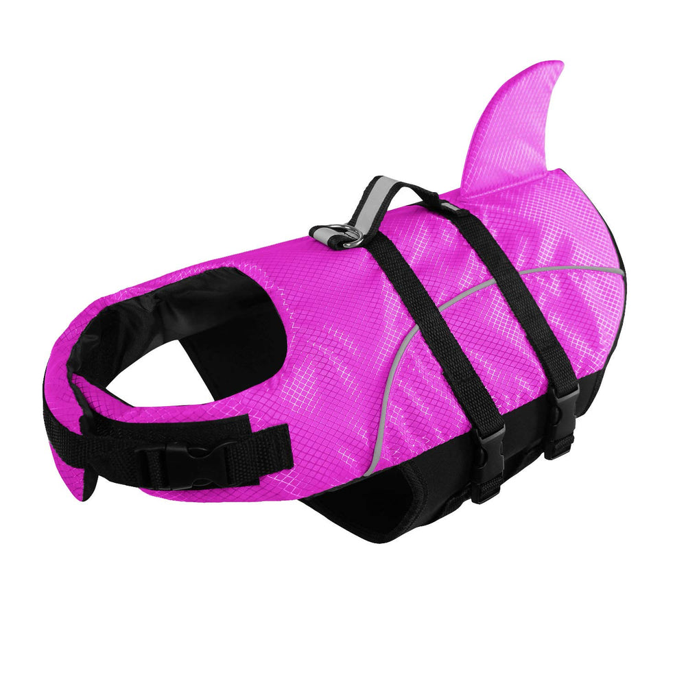 Queenmore Ripstop Dog Life Jacket shown in use for a water activity.