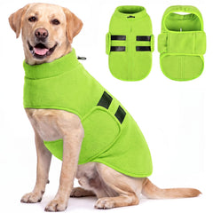 Queenmore XL Dog Sweater shown from the front as a fleece pullover vest.