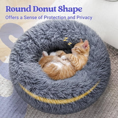 rabbitgoo cat bed showing the non-slip rubber base.