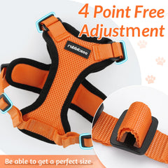 rabbitgoo Cat Harness and Leash Set showing its adjustable straps.