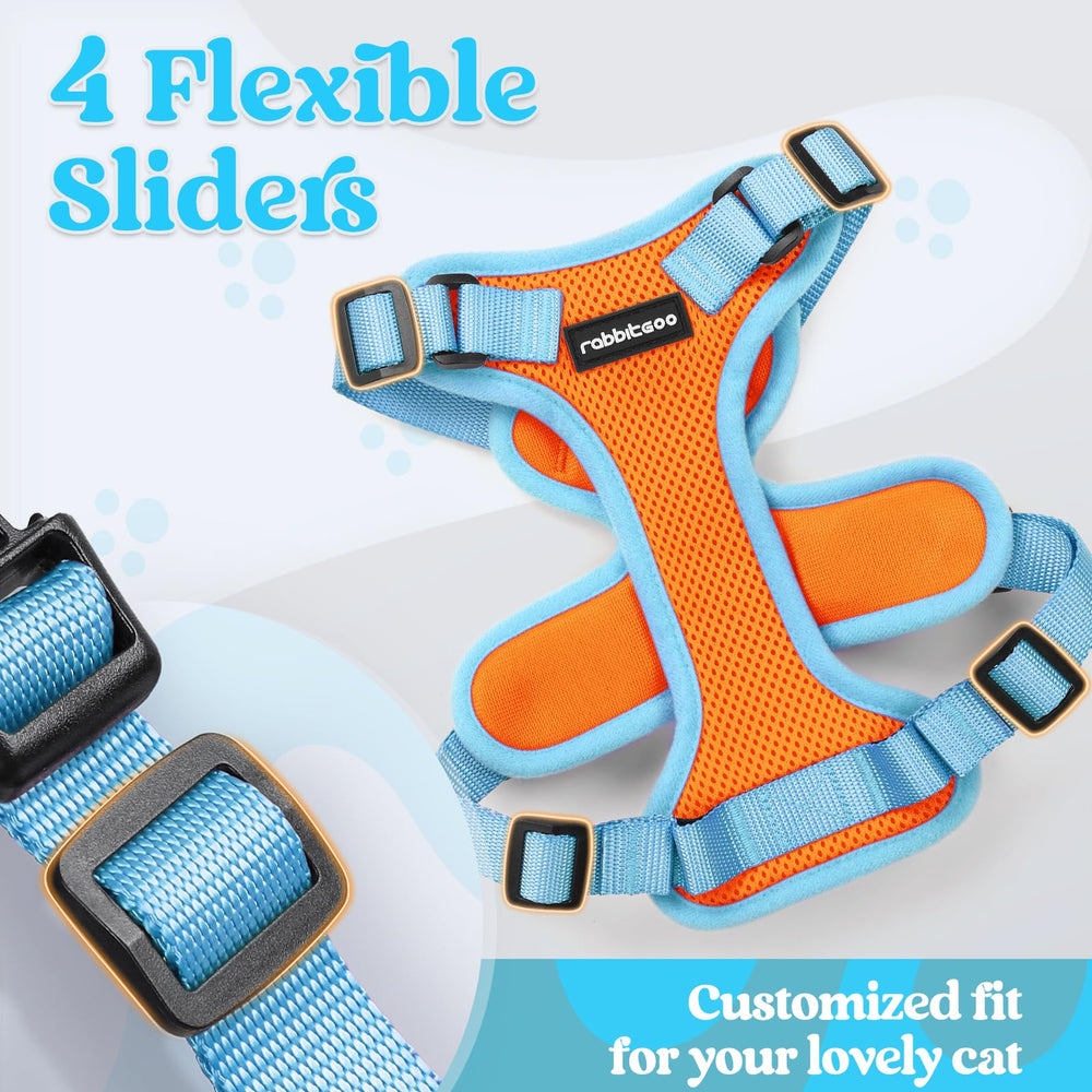 rabbitgoo Cat Harness and Leash Set detail showing its quick-release buckle.