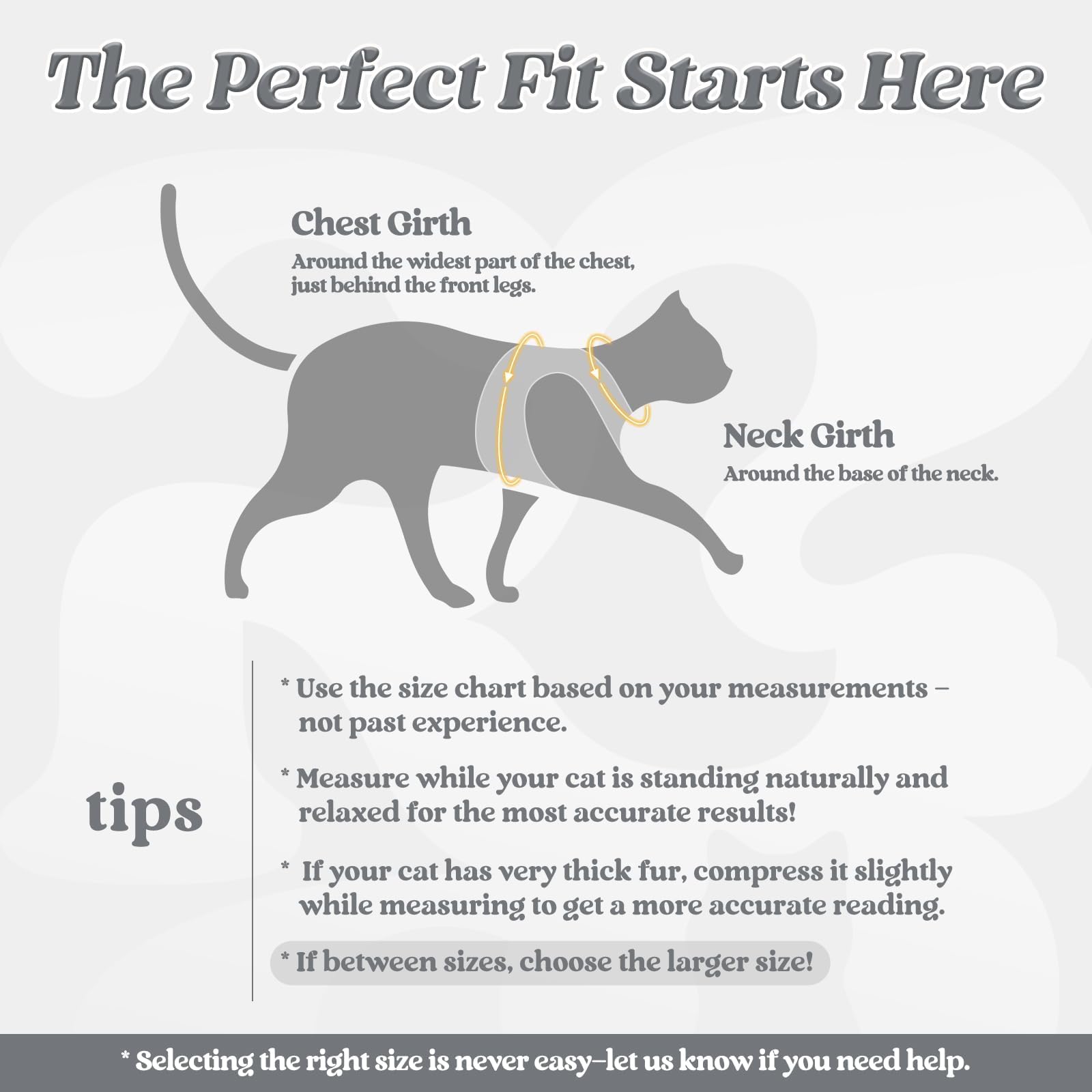 rabbitgoo Cat Harness and Leash Set shown as a grey vest.