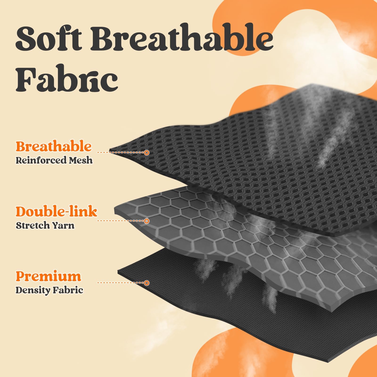 rabbitgoo dog harness showing the openings used for its step-in design.