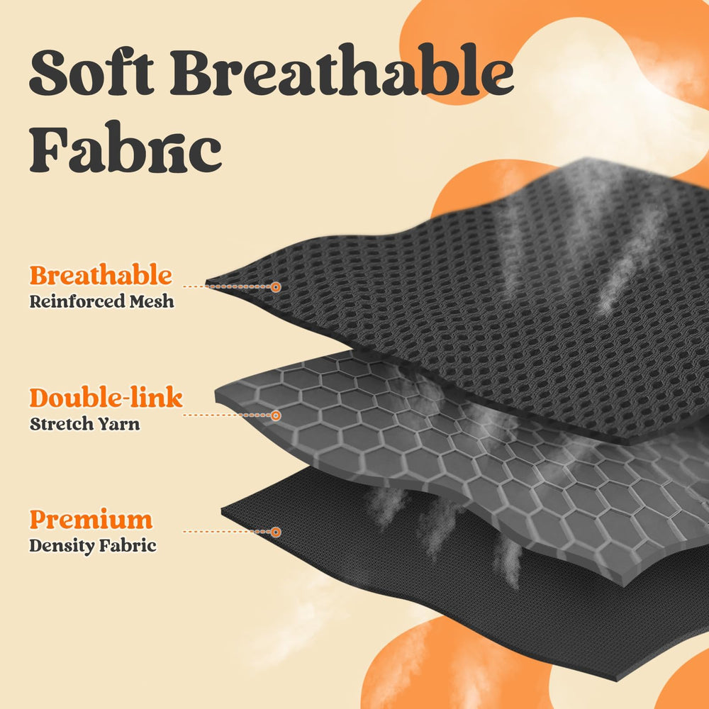 rabbitgoo dog harness showing the openings used for its step-in design.