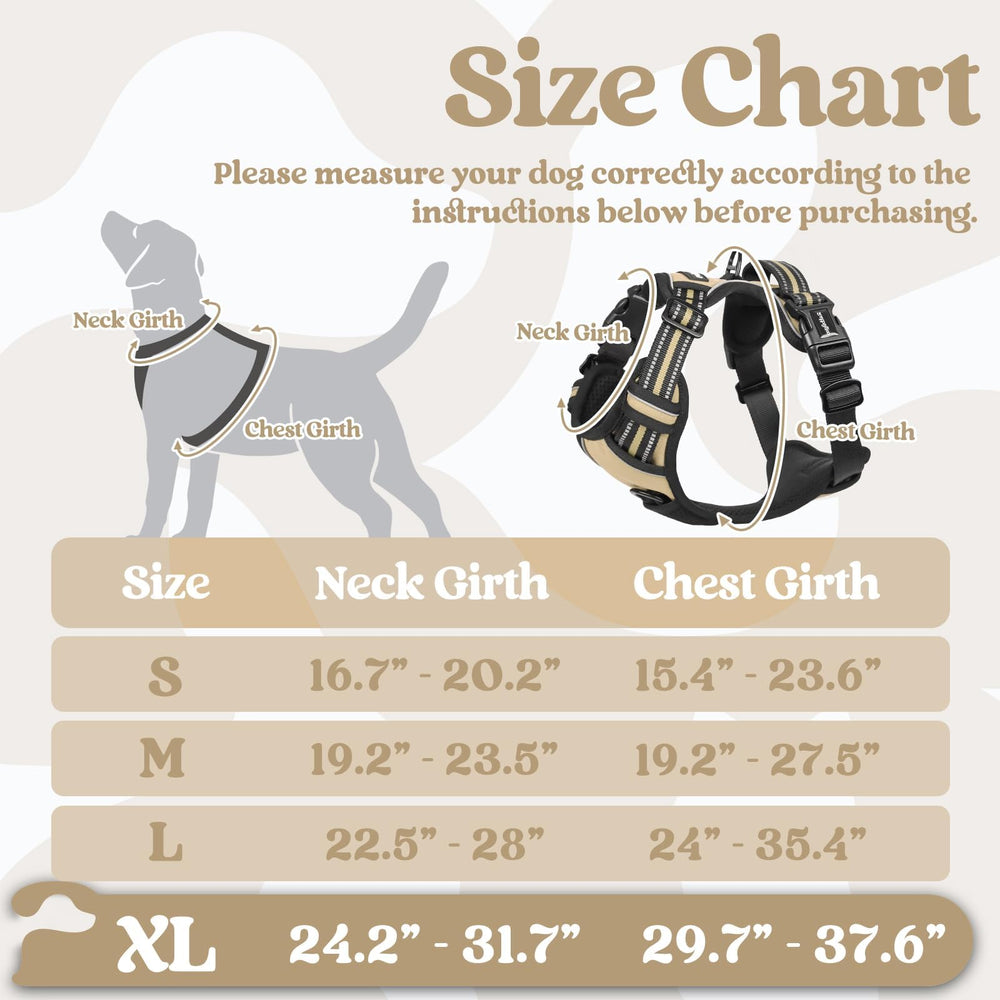 rabbitgoo Dog Harness detail showing its three buckles for putting it on and taking it off.