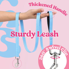 rabbitgoo harness detail showing the hook-and-loop closure and buckle