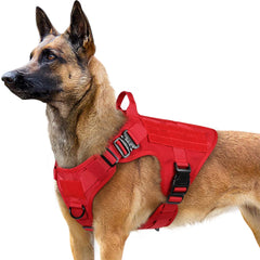 rabbitgoo Tactical Dog Harness shown from the front with its vest design.