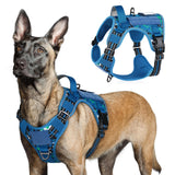 rabbitgoo Tactical Dog Harness shown from the front.