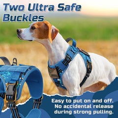 rabbitgoo Tactical Dog Harness breathable mesh lining detail.