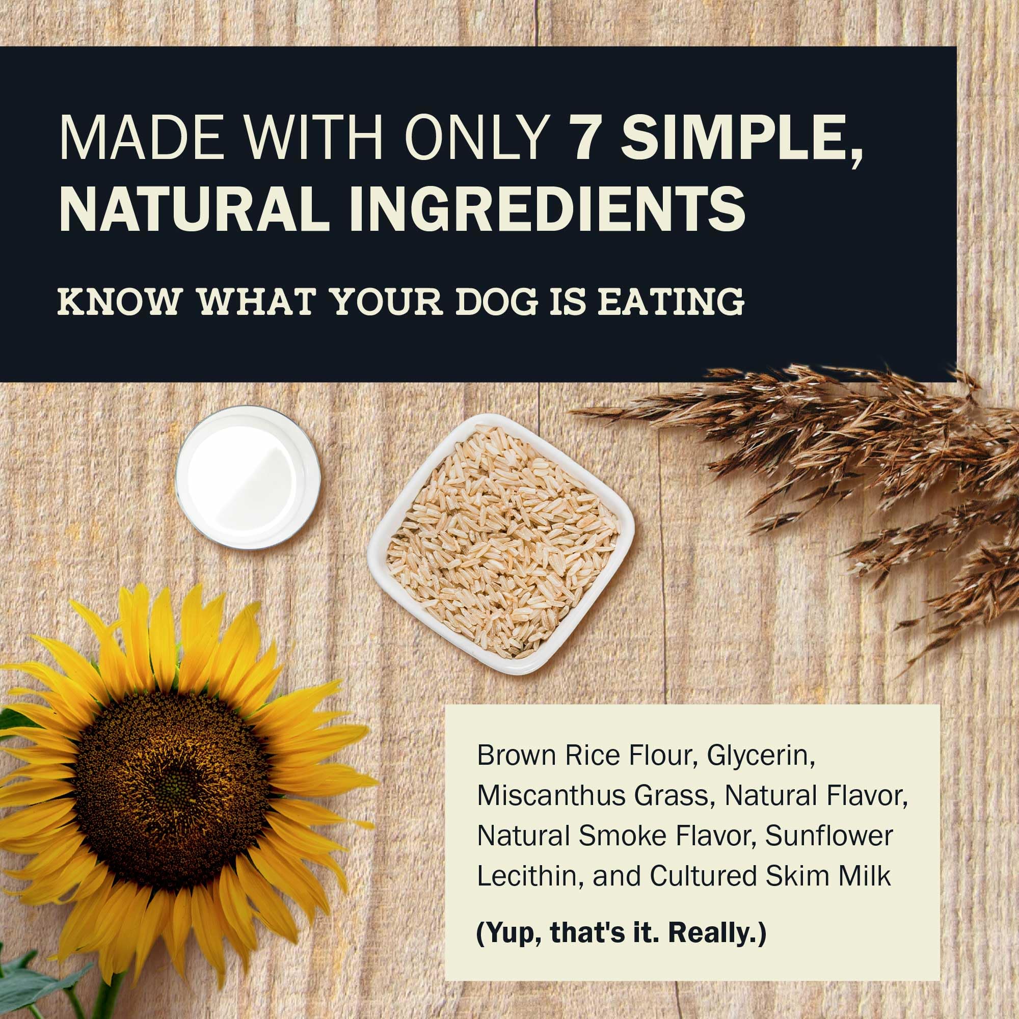 Redbarn Dur-A-Bulls Large Braids in hickory BBQ flavor for dogs.