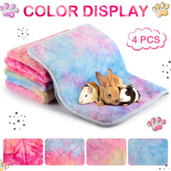 Reginary guinea pig cage liner placed inside a pet cage as a soft liner.