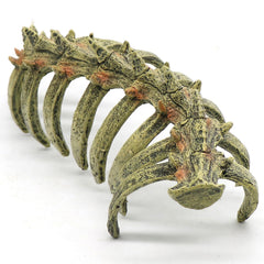Relaqcc aquarium skull ornament shown from the front, highlighting its skull silhouette.