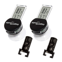 REPTI ZOO thermometer-hygrometer shown from the front.