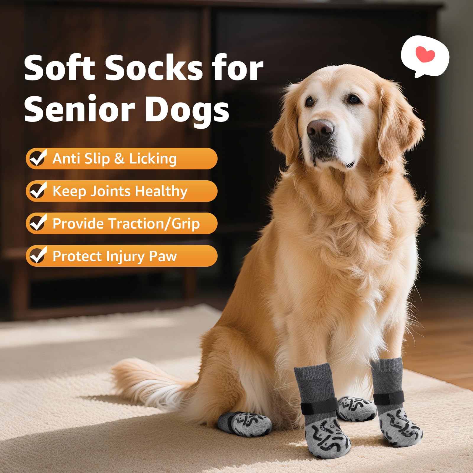 Roilpet dog socks shown close up to show the stretchy cotton fabric.