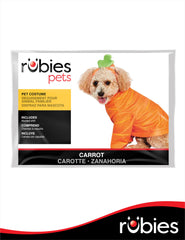 Rubies Carrot Pet Hoodie Costume showing its step-in hoodie design.