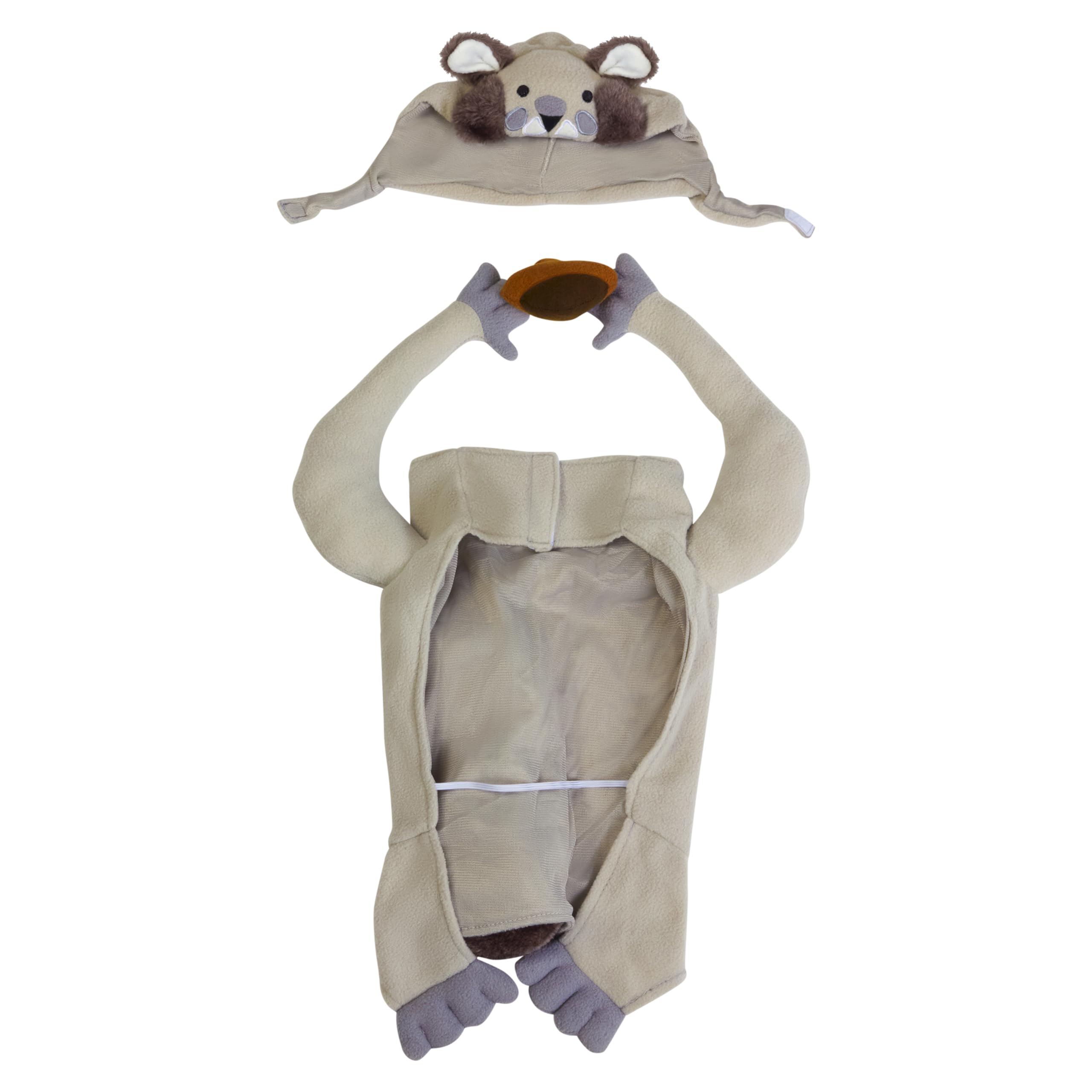 Rubies Squirrel Pet Costume headpiece with its under-chin fastener.