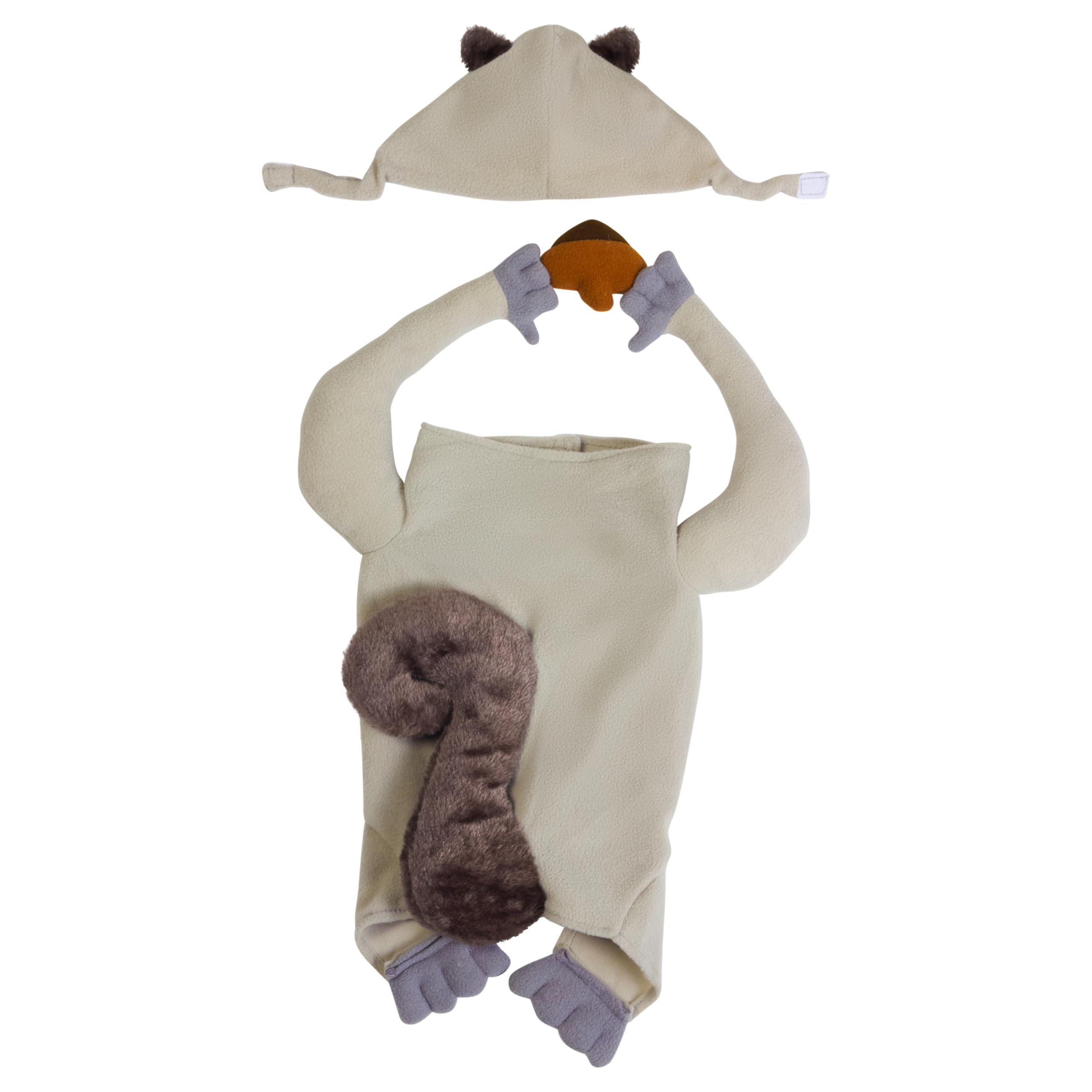 Rubies Squirrel Pet Costume shown from the front.