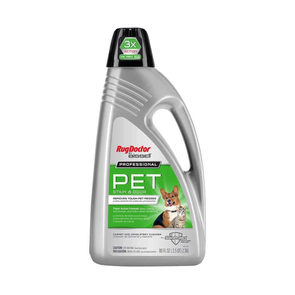 Rug Doctor Pet Deep Carpet Cleaner Solution shown from the front.