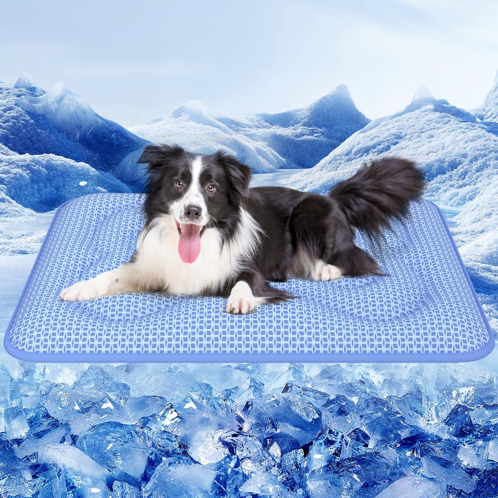 Rywell cooling mat for dogs shown from the front.