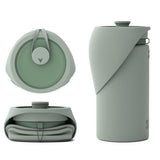 SÄKER portable dog water bottle shown from the front.