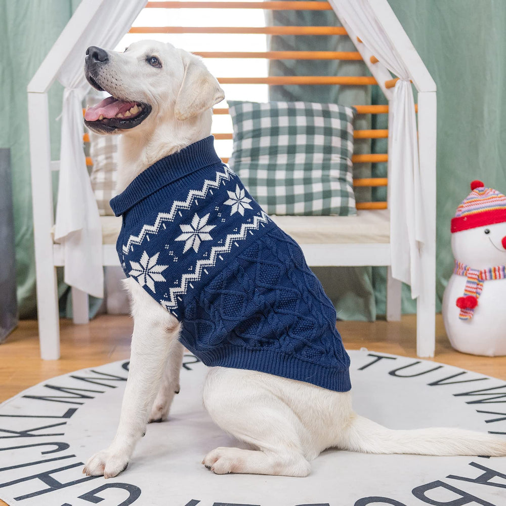 Pink color option of the SCIROKKO dog sweater.