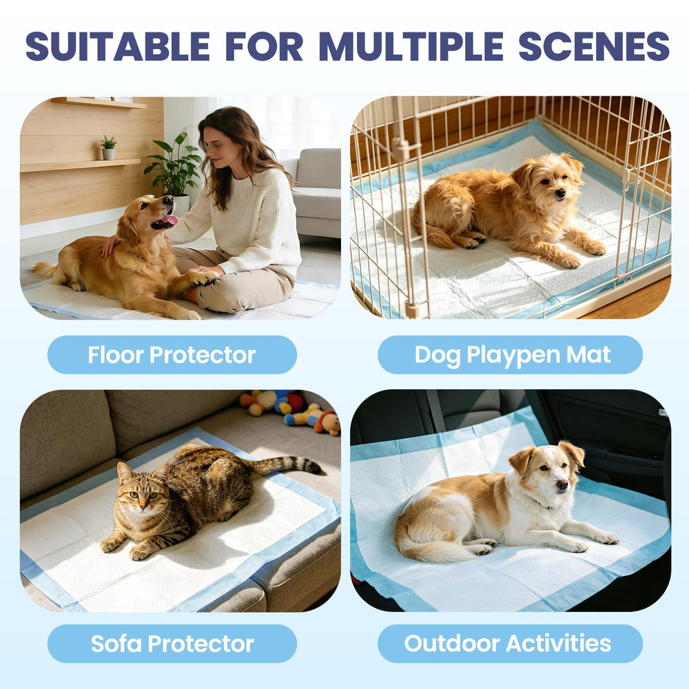 SCLOSE XXL puppy pads shown in a pet care setting.