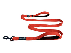 SHAWNCO Dream Walk Dog Leash shown from the front in Mustang Red.