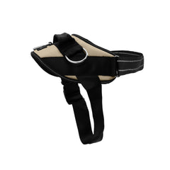 SHAWNCO Essential Dog Harness shown from the front in Driftwood.