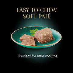 Sheba Perfect Portions Kitten Pate Wet Cat Food turkey entrée shown as a recipe option.