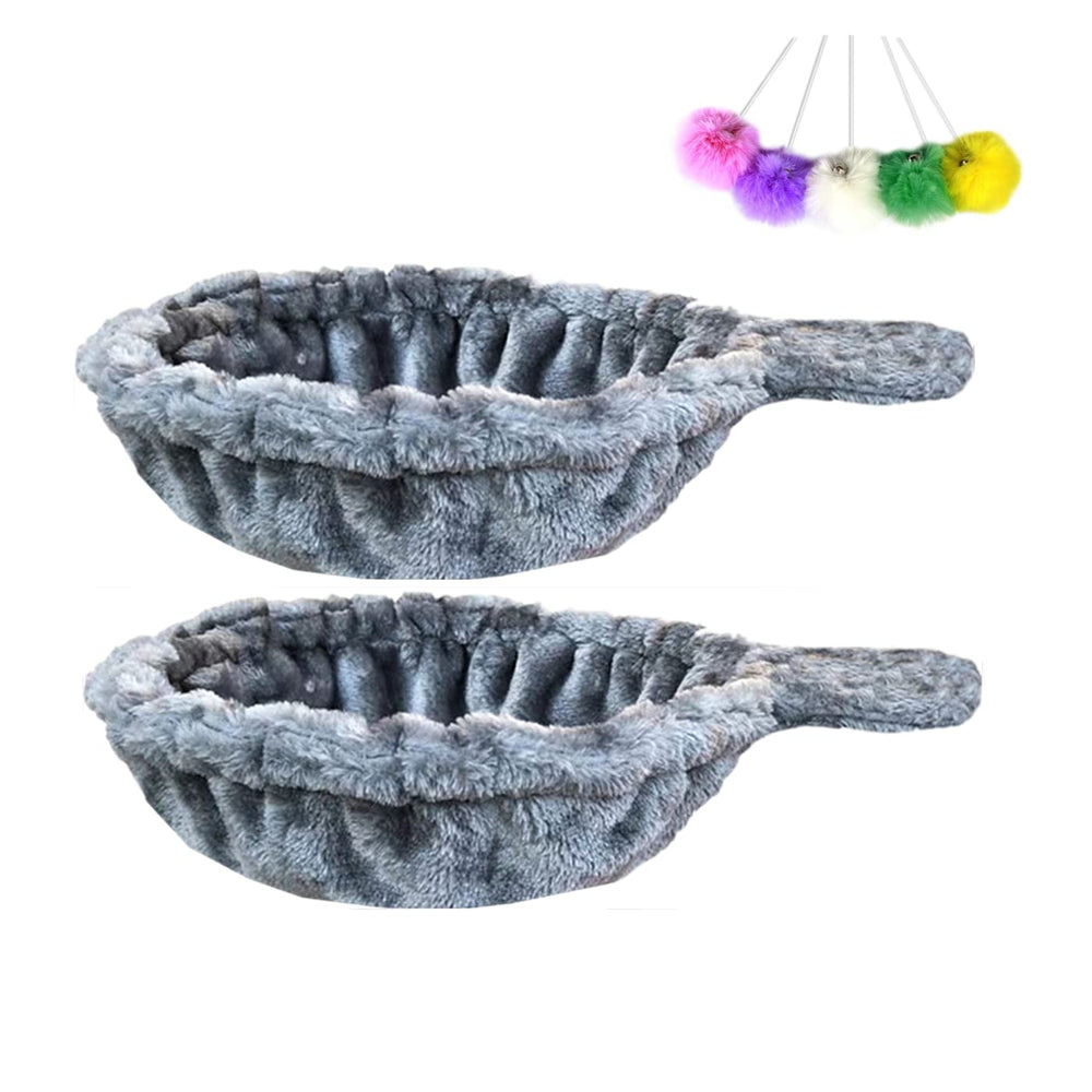SHENGOCASE cat tree hammock pair shown together as replacement basket loungers.