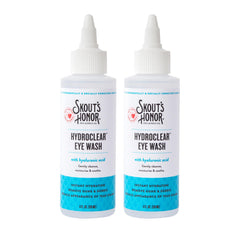 SKOUT'S HONOR HydroClear Eye Wash bottle shown from the front.