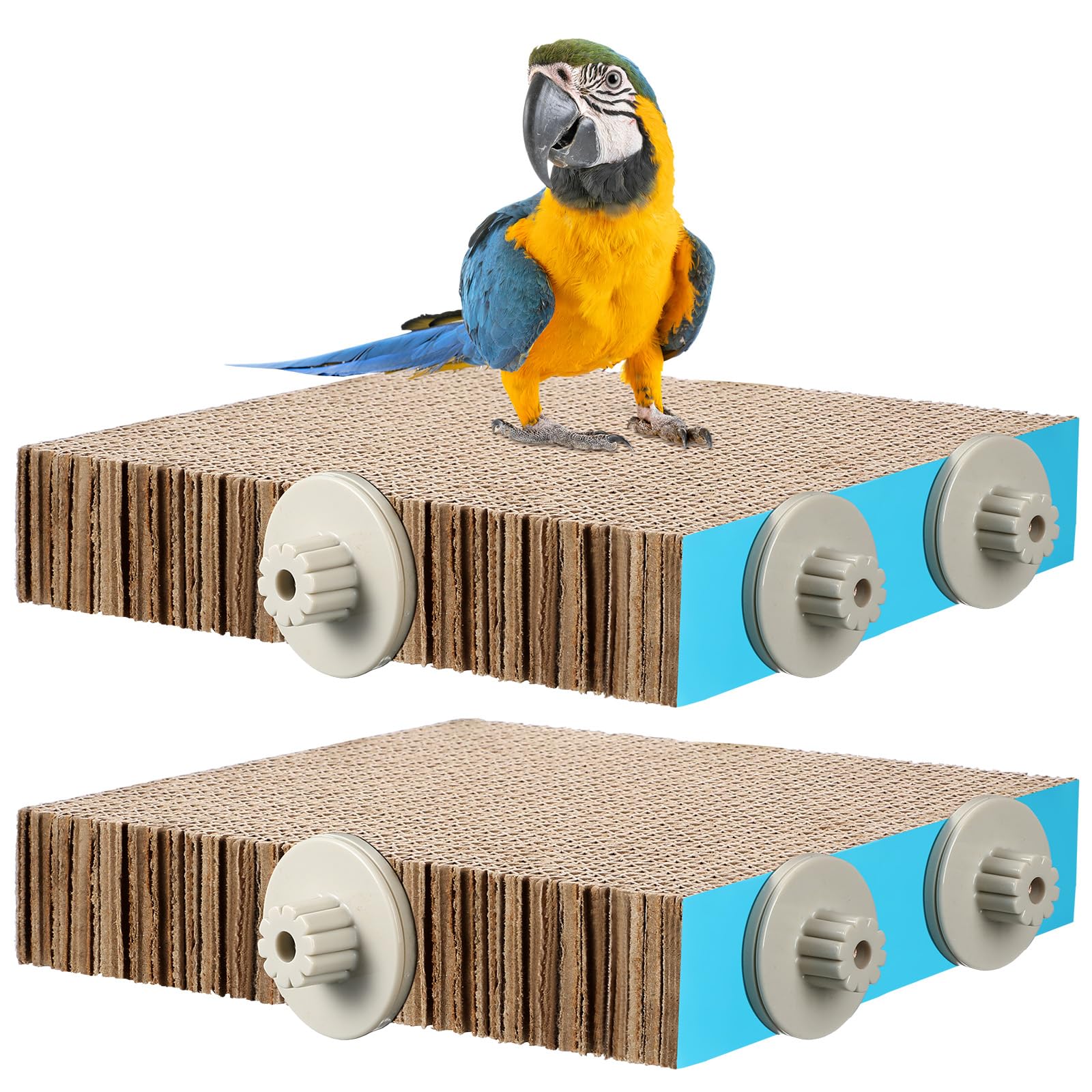 Skyygemm bird platforms shown together from the front.