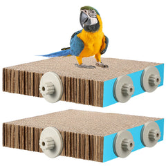 Skyygemm bird platforms shown together from the front.