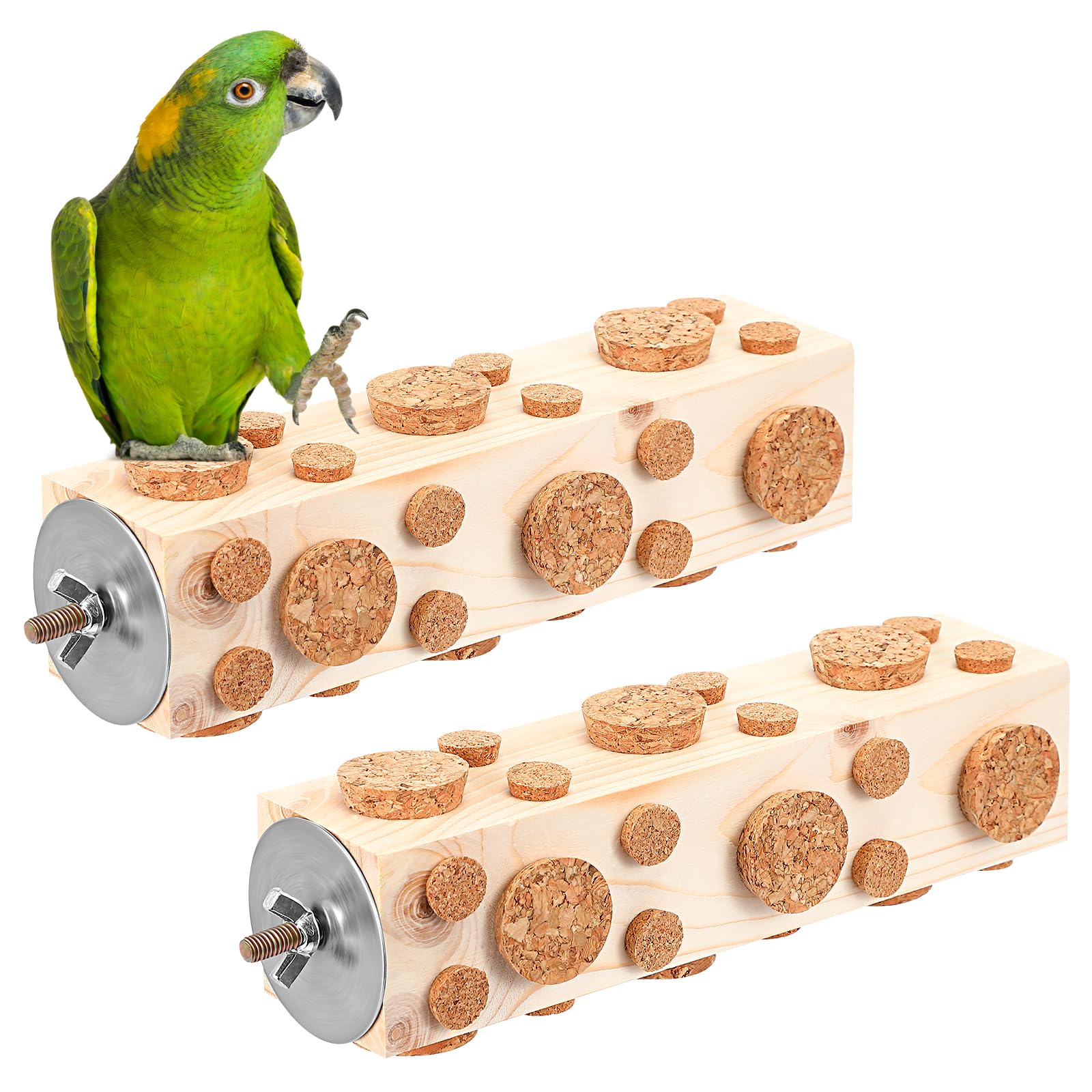 Skyygemm Bird Foraging Toys shown as a two-piece set.