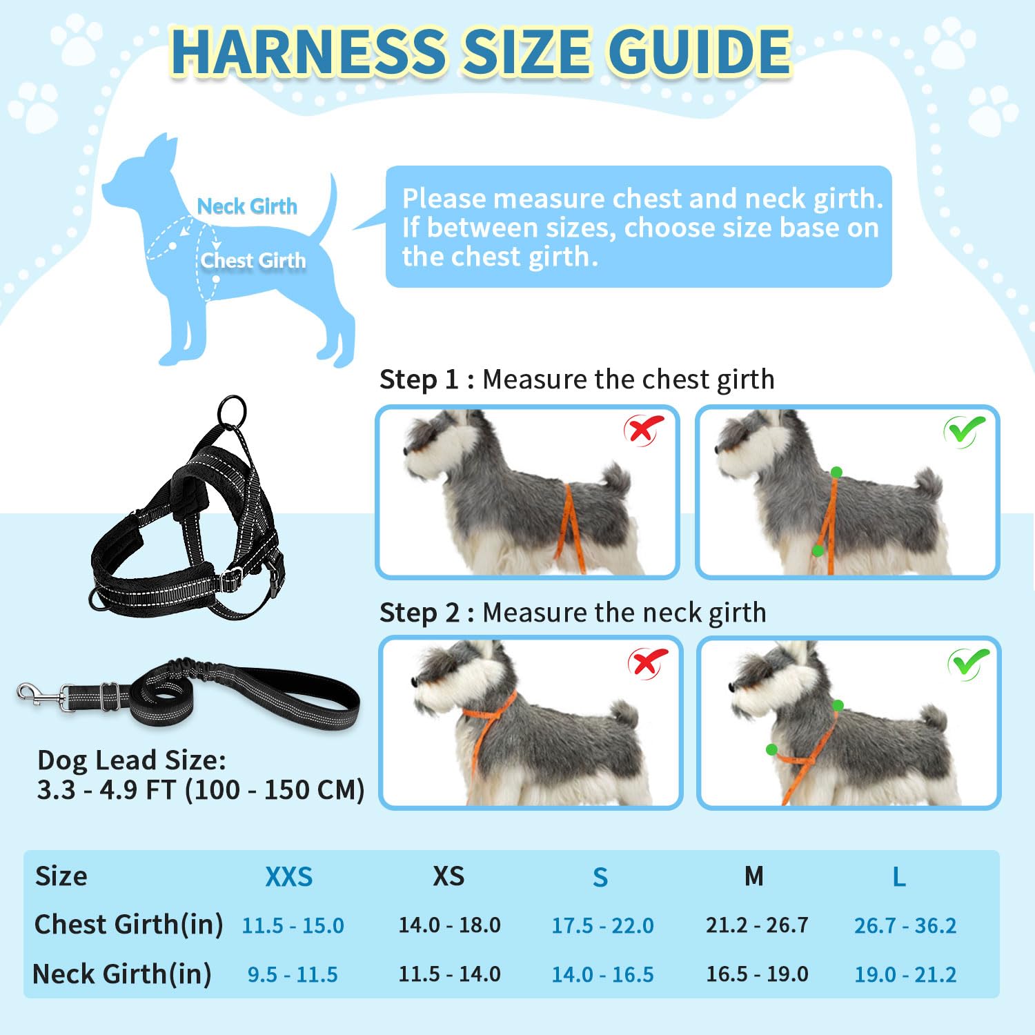 SlowTon small dog harness detail showing the back leash attachment ring.