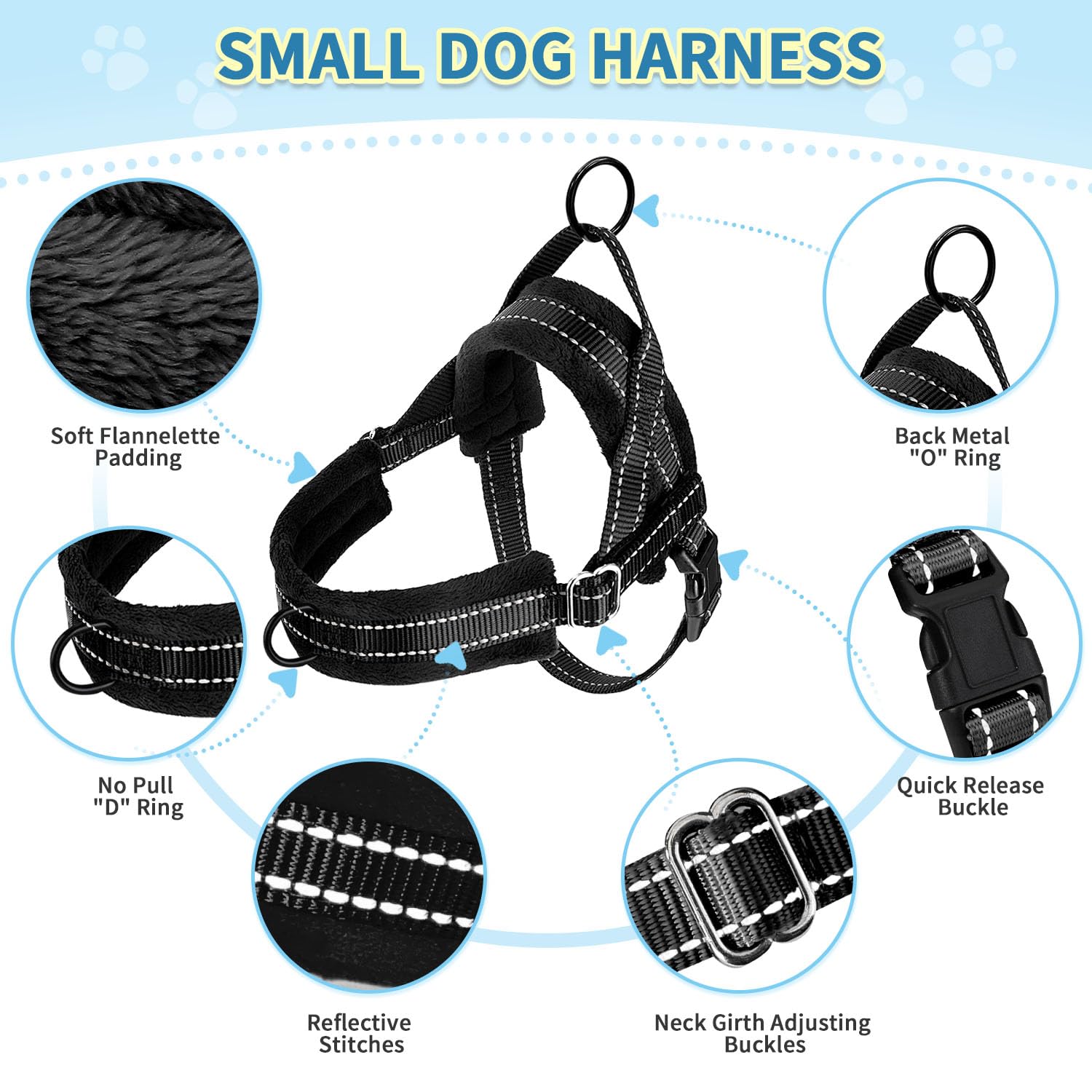 SlowTon small dog leash close-up of the 360-degree swivel hook.