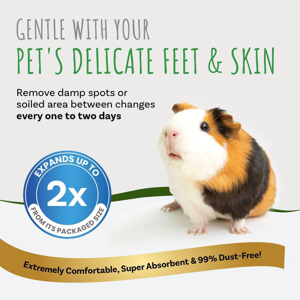 Small Pet Select aspen bedding pack shown from a side angle.