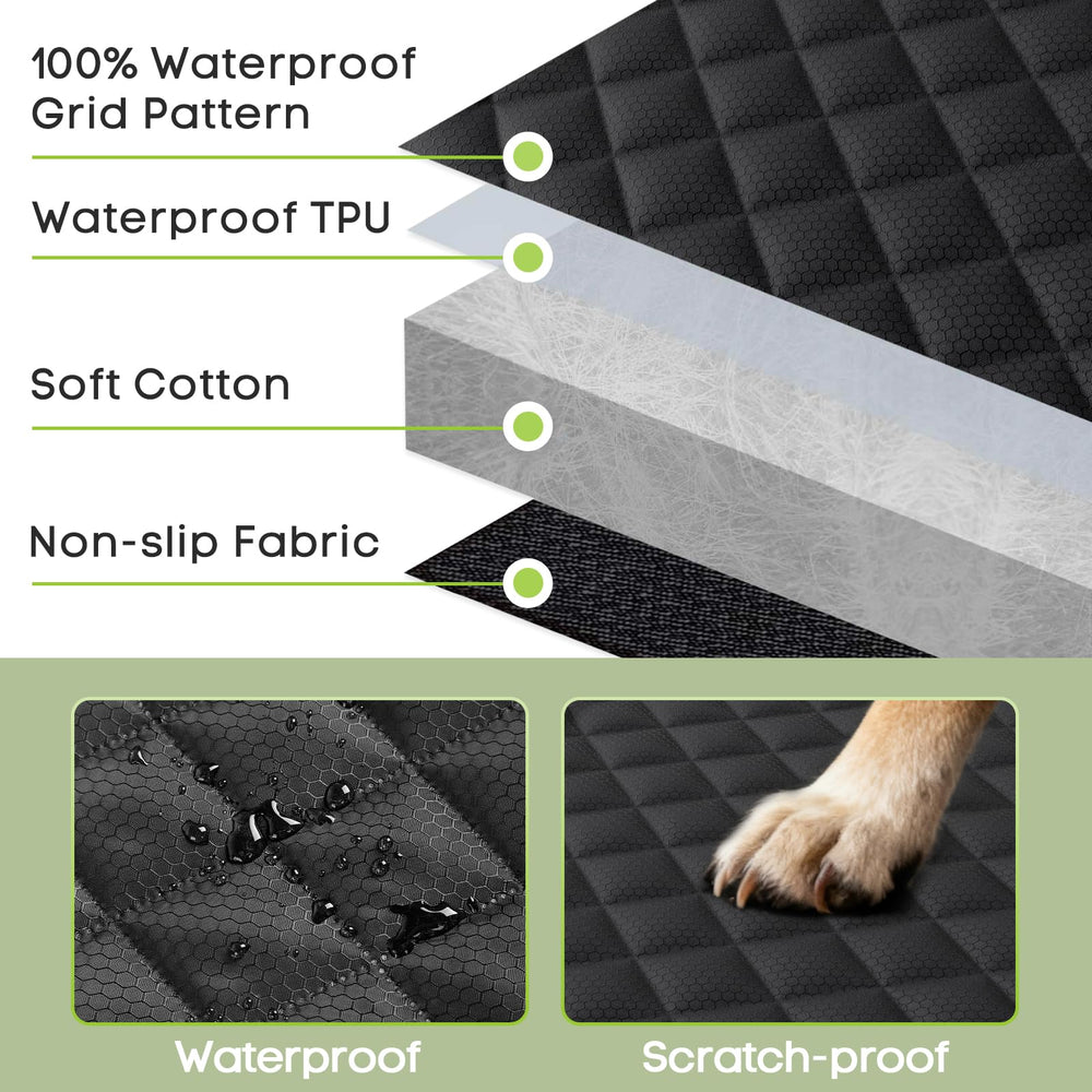 Smatto dog car seat cover showing the seat anchor.
