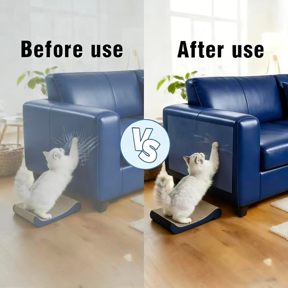 Smerdu Cat Scratch Furniture Protector showing its self-adhesive backing.