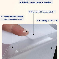 Smerdu Cat Scratch Furniture Protector applied to a sofa corner.