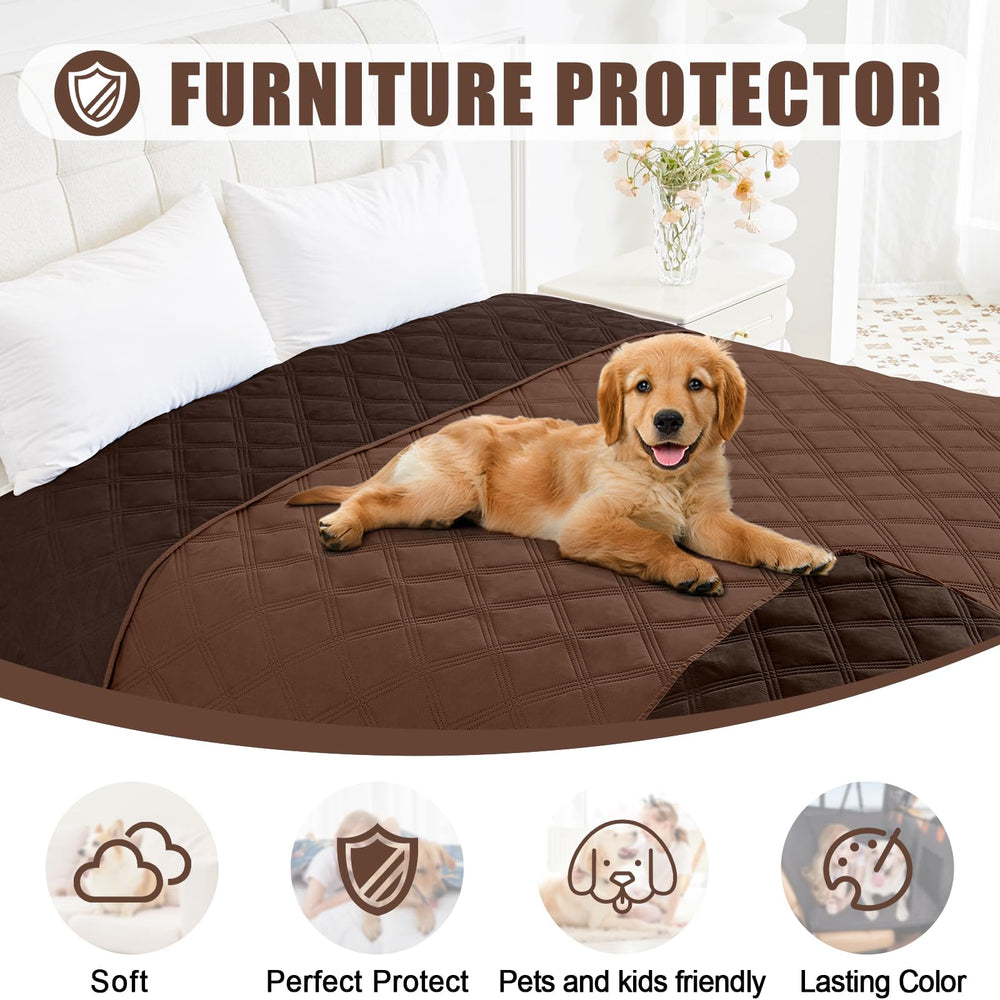 Smiry dog bed cover showing its care instructions.