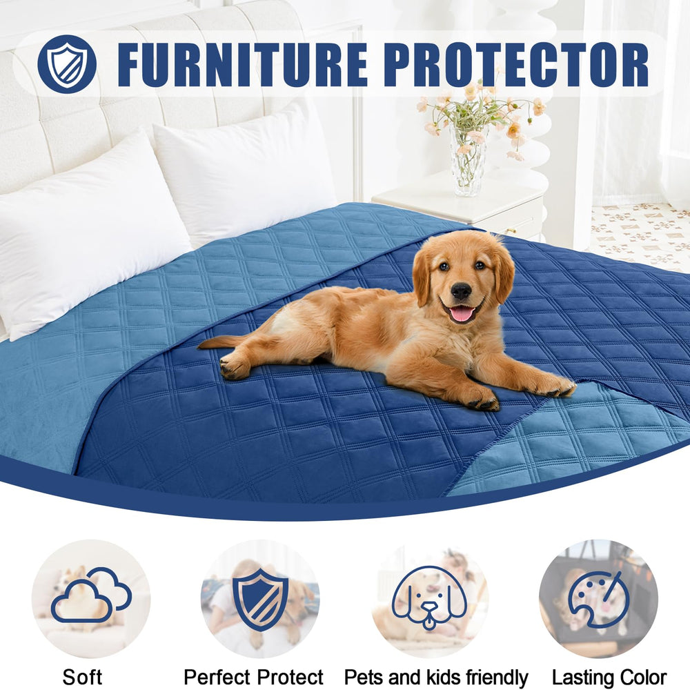 Smiry waterproof dog bed cover used as an outdoor picnic mat.