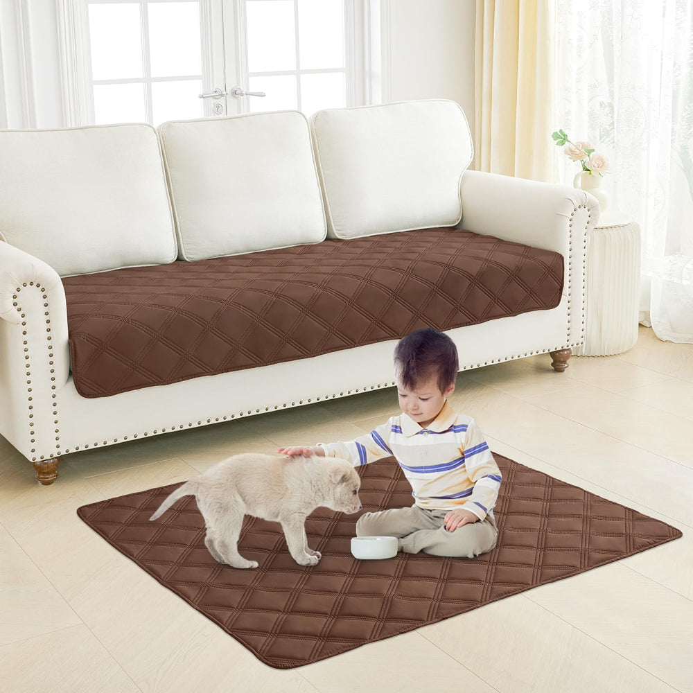 Smiry dog bed cover folded for outdoor picnic use.