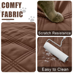 Smiry dog bed cover placed over a sofa.