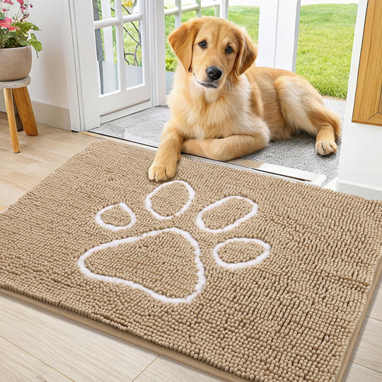 Smiry Dog Door Mat shown from the front to display its full surface.