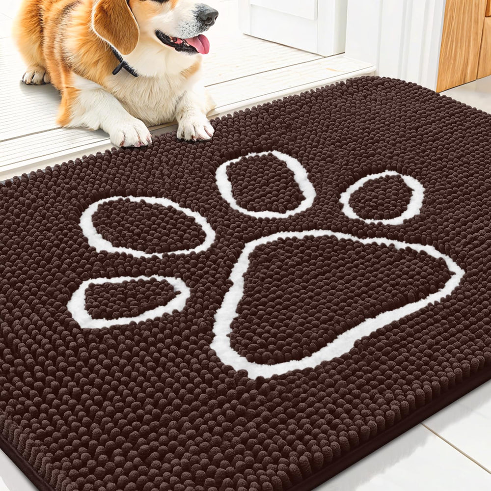 Smiry dog door mat shown from the front.