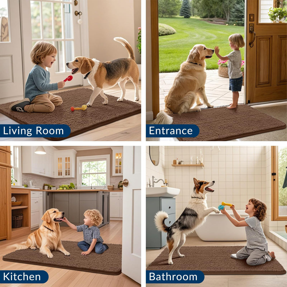 Smiry Dog Door Mat shown across its full surface.