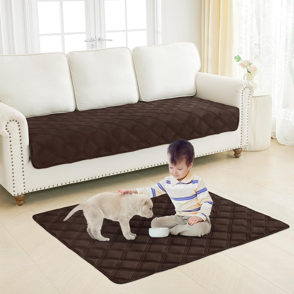 Smiry Waterproof Dog Blanket folded for use as an outdoor picnic mat.