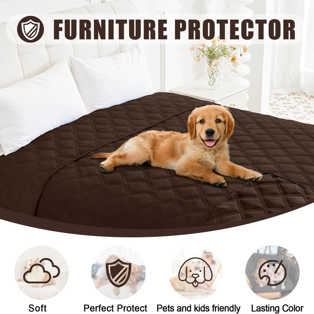 Smiry Waterproof Dog Blanket shown with its available size and color options.